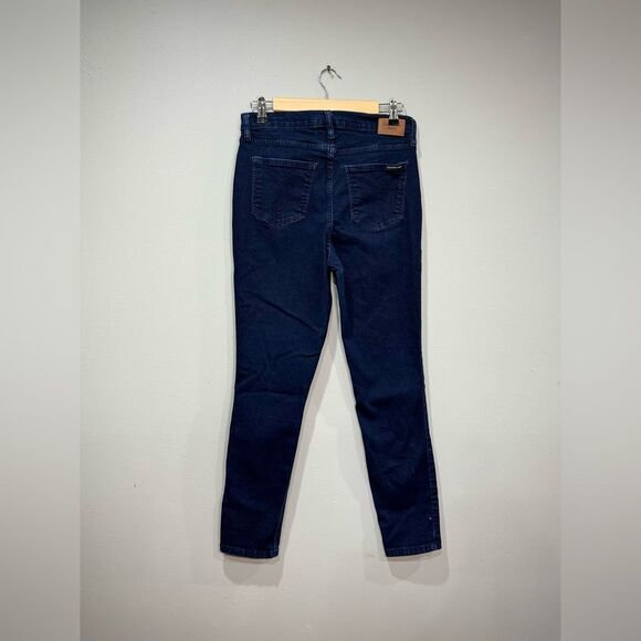 Calvin Klein Dark Wash Skinny Jeans Size 10 EUC - Picture 2 of 6